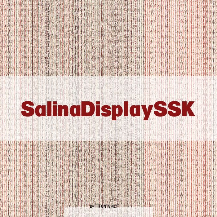 SalinaDisplaySSK example